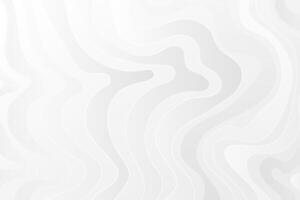 White and grey wavy swirled abstract business background. White and grey waves soft subtle background. vector