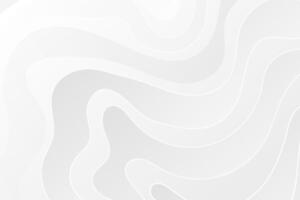 White and grey wavy swirled abstract business background. White and grey waves soft subtle background. vector