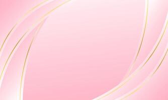Elegant pink luxury background. Abstract curve dynamic wallpaper vector