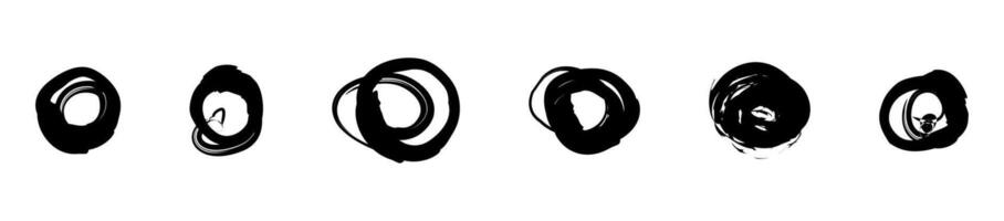 Spiral abstract circle, swirl brush stroke hypnosis psychedelic shape, geometric textured form. Concetric grunge irregular free hand doodle meander. vector