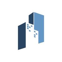 Architecture Building Icon Logo Template vector