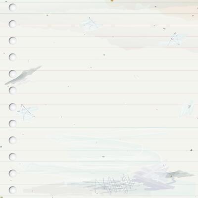 Used old notebook paper square background with stained effect graphic illustration have blank space.