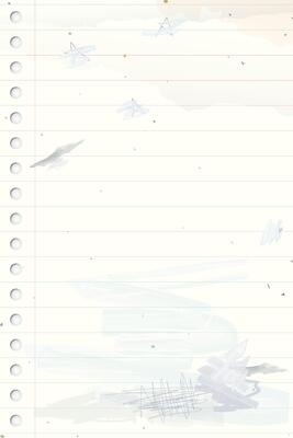 Used old notebook paper vertical background with stained effect graphic illustration have blank space.