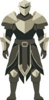 A knight in armor standing with his arms crossed png