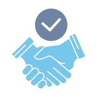 agreement concept line icon. Simple element illustration. agreementconcept outline symbol design. vector
