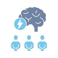brainstorm concept line icon. Simple element illustration. brainstorm concept outline symbol design. vector