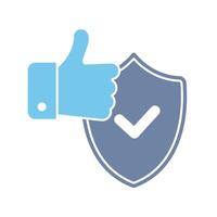 trust concept line icon. Simple element illustration.trust concept outline symbol design. vector
