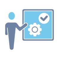 course concept line icon. Simple element illustration. course concept outline symbol design. vector