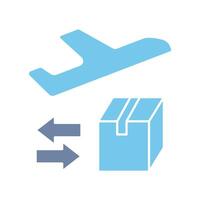 freight concept line icon. Simple element illustration. freight concept outline symbol design. vector