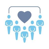 relationship concept line icon. Simple element illustration. relationship concept outline symbol design. vector