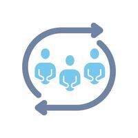 inclusion concept line icon. Simple element illustration.inclusion concept outline symbol design. vector