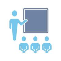 training concept line icon. Simple element illustration. training concept outline symbol design. vector