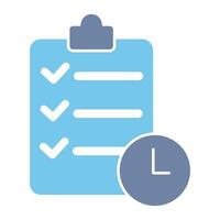 planning concept line icon. Simple element illustration. planning concept outline symbol design. vector
