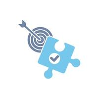 solution concept line icon. Simple element illustration. solution concept outline symbol design. vector