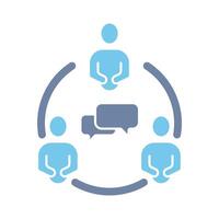 group concept line icon. Simple element illustration. group concept outline symbol design. vector