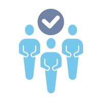 population concept line icon. Simple element illustration. population concept outline symbol design. vector