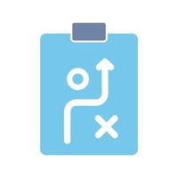 planning concept line icon. Simple element illustration. planning concept outline symbol design. vector