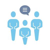 group concept line icon. Simple element illustration. group concept outline symbol design. vector