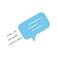 message concept line icon. Simple element illustration. message concept outline symbol design. vector