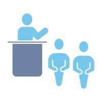 queue concept line icon. Simple element illustration. queue concept outline symbol design. vector