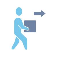 delivery concept line icon. Simple element illustration. delivery concept outline symbol design. vector