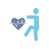 exercise concept line icon. Simple element illustration. exercise concept outline symbol design. vector