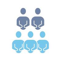 social concept line icon. Simple element illustration. social concept outline symbol design. vector