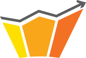 A graph showing an upward trend png