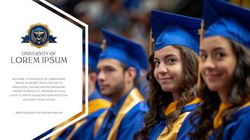 University Social Media Page Cover template