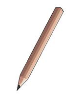 A pencil on a white background vector