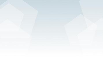 Abstract digital business corporate background. Hexagons move on a clean white and gray light background. Pure hexagon digital element pattern with empty space animation . Seamless 4K looping. video