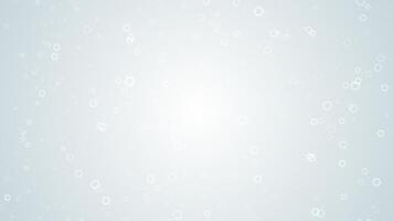 Abstract digital business corporate background. Hexagons move on a clean white and gray light background. Pure hexagon digital element pattern with empty space animation . Seamless 4K looping. video