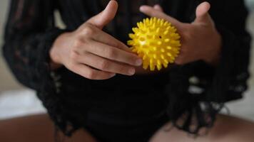 Delving into Various Relaxation Techniques with the Help of a Textured Stress Ball video