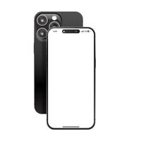 Smartphone Front and Back Mockups Isolated vector