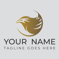 Yellow Eagle Comes Out of Nest vector