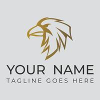 Abstract simple eagle vector