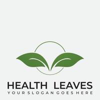 Open leaf tip design vector