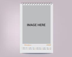 Calendar design free template vector