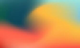 Colorful pixelated background with a yellow, blue and red color vector