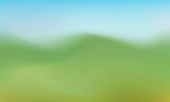 A blurry image of a field with a blue sky vector