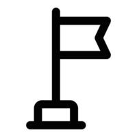 Simple Goals icon. The icon can be used for websites, print templates, presentation templates, illustrations, etc vector