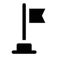 Simple Goals glyph icon. The icon can be used for websites, print templates, presentation templates, illustrations, etc vector