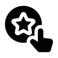 Simple Rate glyph icon. The icon can be used for websites, print templates, presentation templates, illustrations, etc vector