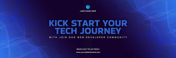 Web Developer Community Member Recruitment Twitter Header Template