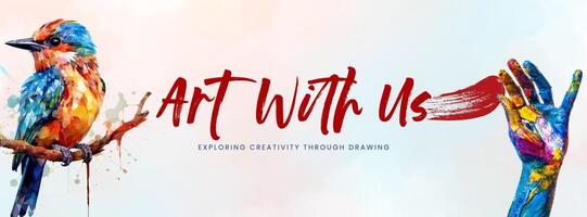 Full Color Illustration Facebook Cover template