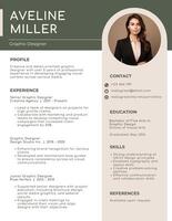 Minimalist Clean Resume template