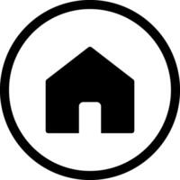 home button Icon House Line Icon Style Real estate house icon Home icon . House icon home silhouette button Pro vector