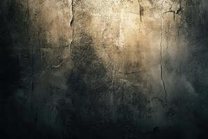 Cracked and Weathered Concrete Wall photo