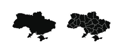 Map of Ukraine. Ukraine Map on white background. vector