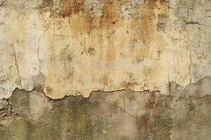 Weathered Concrete Wall with Cracks and Patches photo